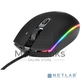 Мышь проводная Qumo Pretender M53 черный, 3200 dpi, USB, кнопки - 4