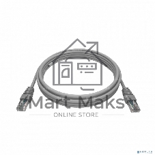Патч-корд NTSS NTSS-PC-UTP-RJ45-5e-1.0-LSZH-GY NTSS-PC-UTP-RJ45-5E-1.0-LSZH UTP RJ-45 вил.-вилка RJ-45 кат.5E 1м серый LSZH (уп.:1шт) 26AWG