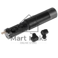 Наушники TWS GEOZON Track черный, внутриканальные, Bluetooth, до 4 ч