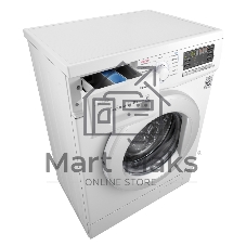 Стиральная машина LG F1296CDS0X белый, загрузка фронтальная 6 кг, 1200 об/мин, класс B