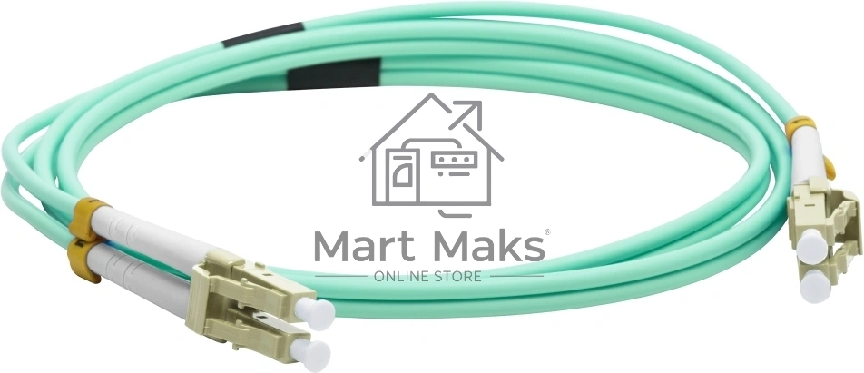 Патч-корд Lanmaster LAN-2LC-2LC/OM2-1.0 1x50/125 OM2 LC дуплекс-LC дуплекс 1м LSZH голубой