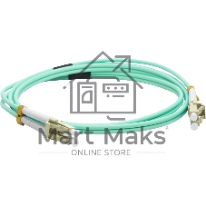 Патч-корд Lanmaster LAN-2LC-2LC/OM2-1.0 1x50/125 OM2 LC дуплекс-LC дуплекс 1м LSZH голубой