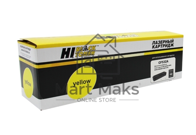 Картридж лазерный Hi-Black (HB-CF532A) для HP CLJ Pro M154A/M180n/M181fw, Y, 0,9K