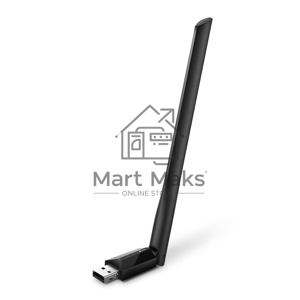 Беспроводный двухдиапазонный USB2.0 адаптер TP-Link Archer T2U Plus, 433Мбит/с + 200Мбит/с