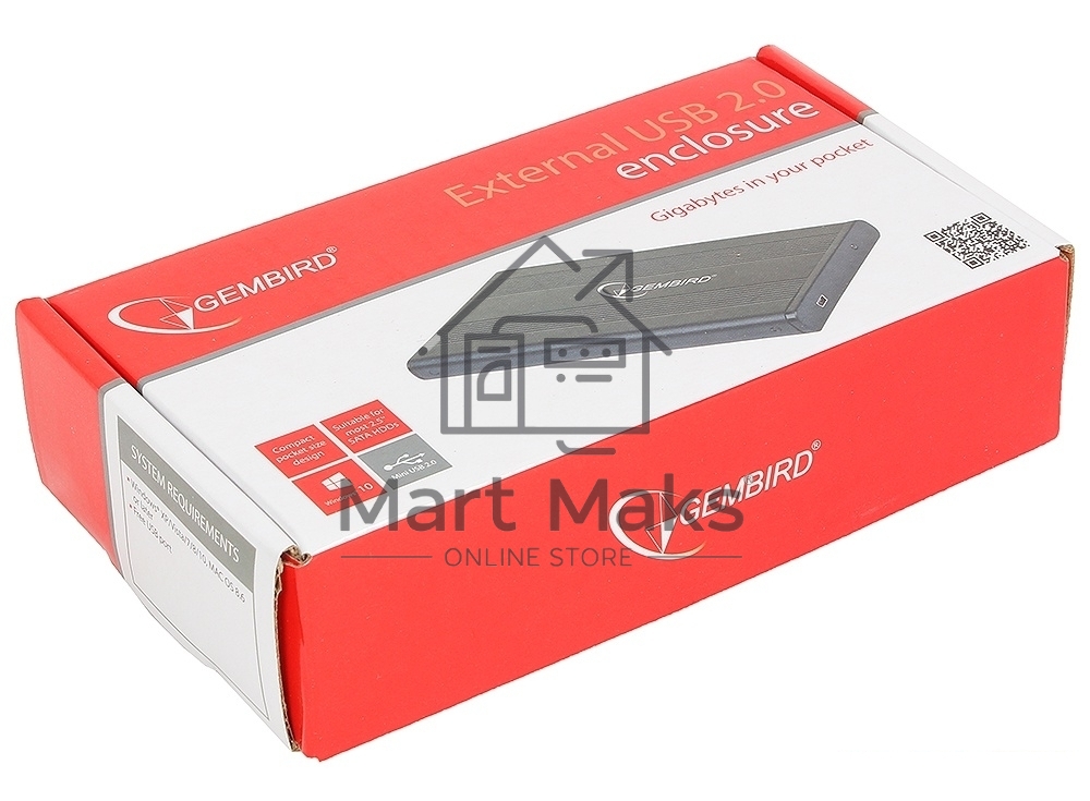 Внешний корпус для HDD Gembird EE2-U2S-5 2.5