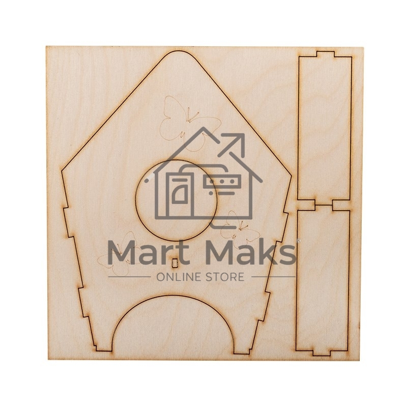 Доска для выжигания Rexant 12-0934, Кормушка для птиц, 3D модель, 1 шт., пакет