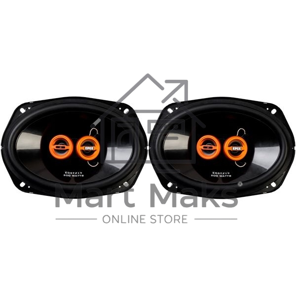 Автомобильная акустика EDGE EDST219-E6 двухполосная коаксиальная АС, типоразмер: овальный 15x23 см (6x9 дюйм.), номинальная мощность 100 Вт, максимальная мощность 200 Вт, диапазон частот 45 - 20000 Гц