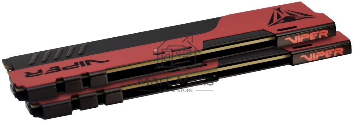 Оперативная память Patriot Viper Elite II, DDR4, 32GB (2x16 GB), 2666 MHz, CL16, DIMM, радиатор, красный
