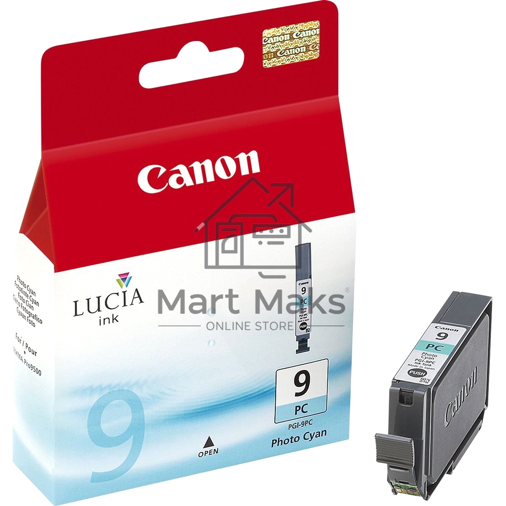 Картридж струйный Canon PGI-9PC (1038B001) фото голубой (14 мл.) для Canon Pixma 9500