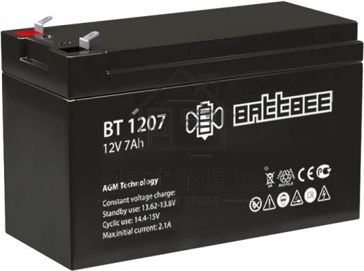 Батарея BattBee (Delta) BT 1207 (807280)