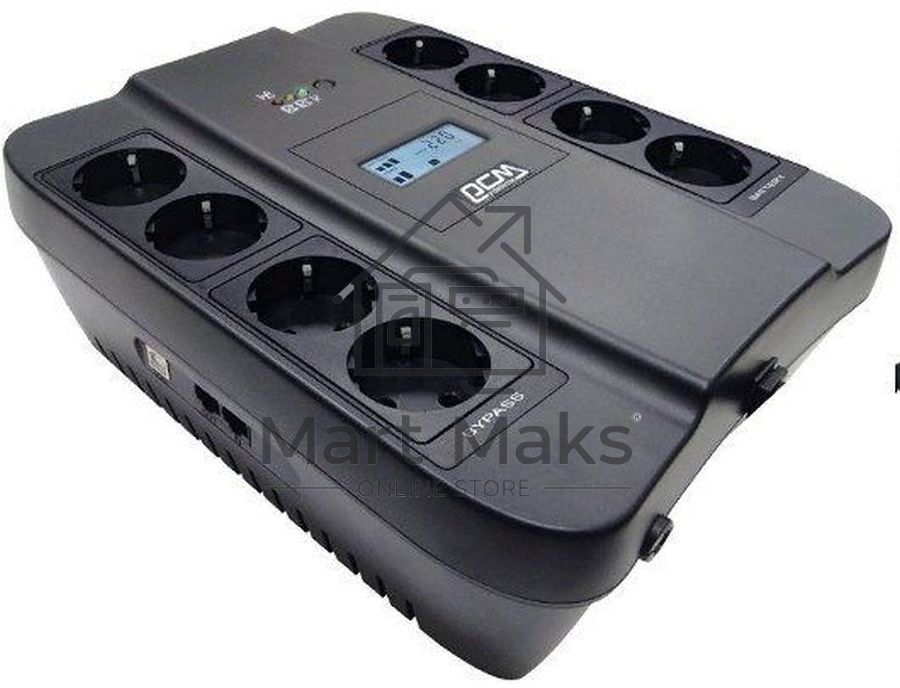 Источник бесперебойного питания Powercom Spider SPD-750U LCD 450Вт 750ВА черный