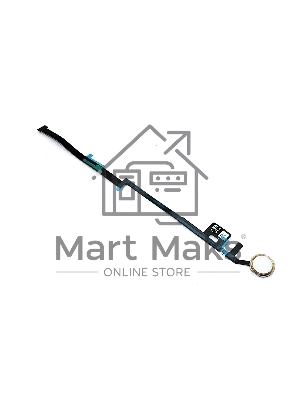 Шлейф кнопки Home для Apple iPad 7 золотой