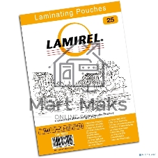 Пленка для ламинирования Fellowes 100мкм A4 (25шт) глянцевая216x303мм Lamirel (LA-78801)