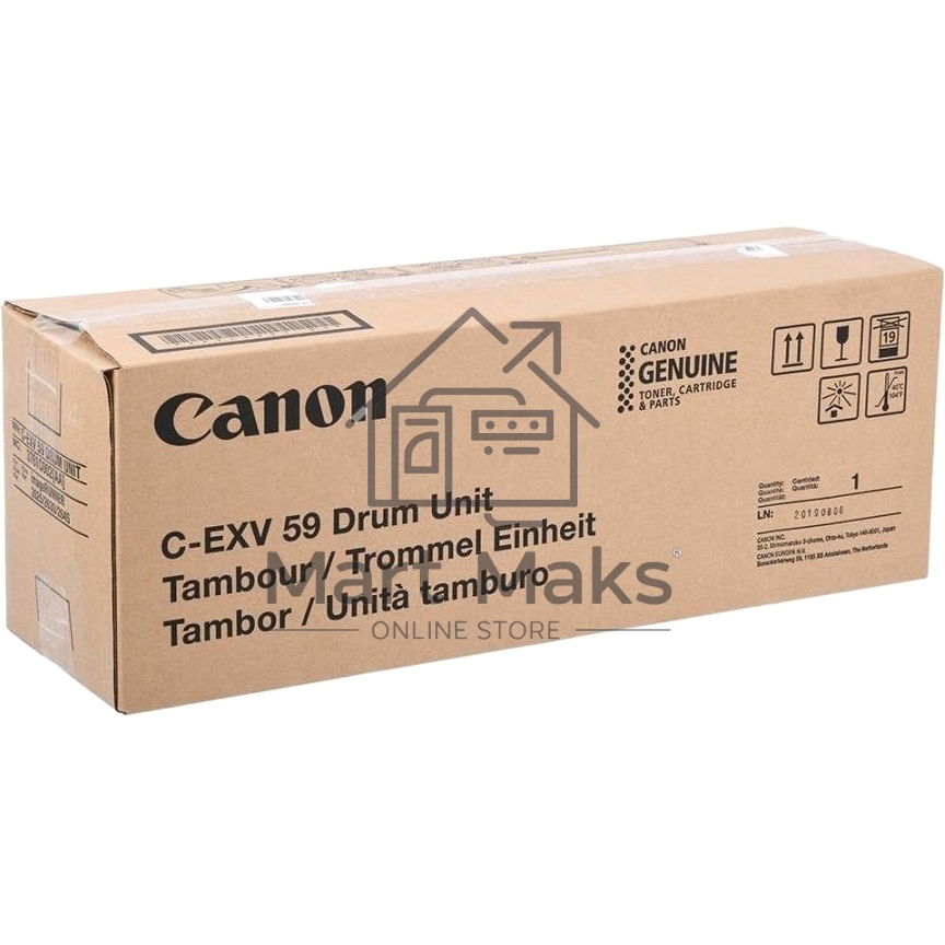 Фотобарабан Canon C-EXV59 для IR2645i/IR2630i/IR2625i. черный. От 138 000 до 171 000 страниц.