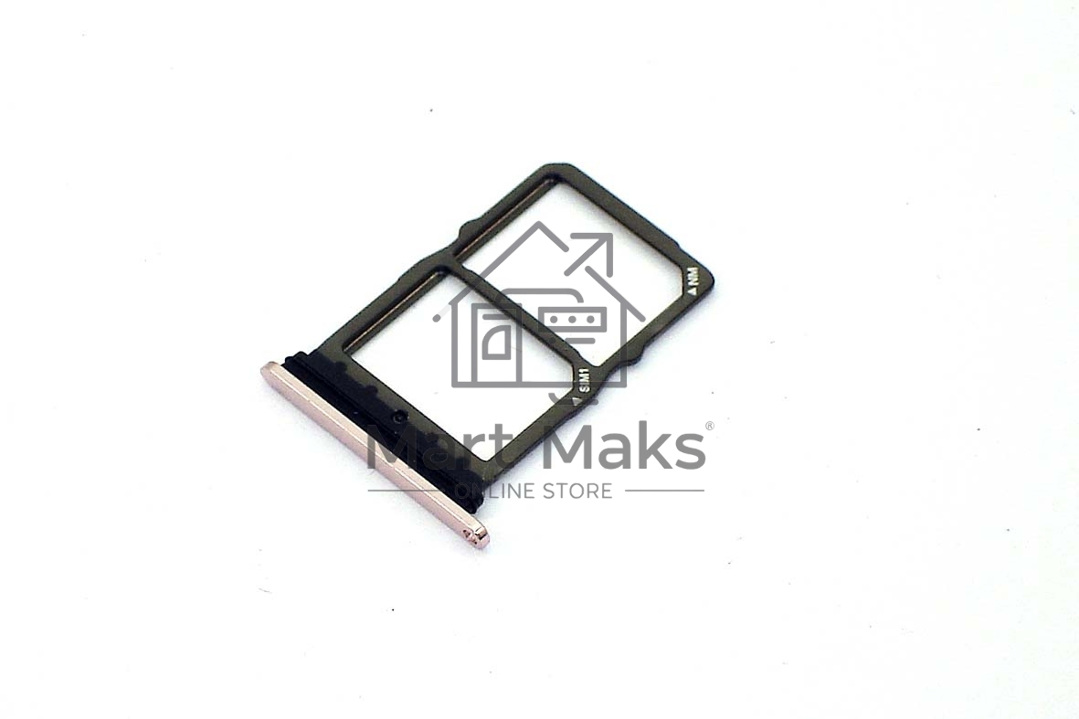 Лоток для SIM-карты Huawei Mate 20 розовый