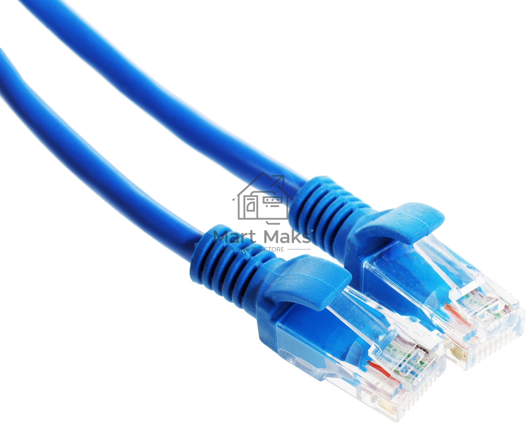 Патч-корд UTP Cablexpert PP12-10M/B кат.5e, 10м, литой, многожильный (синий)