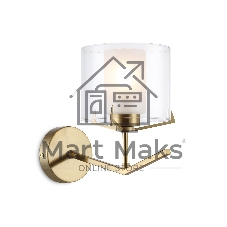 Настенный светильник Ambrella light LH57010 BS/FR латунь/белый матовый E14 max 40W 280*150*220