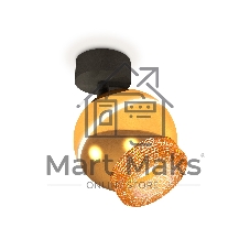 Комплект поворотного светильника Ambrella light XM1105010 PYG/SBK/CF золото желтое полированное/черный песок/кофе MR16 GU5.3 LED 3W 4200K