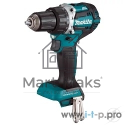 Дрель ак б\щет Makita DDF484Z,18В,Li-ion,БЗП-13мм,0-500\0-2000об\м,54\30Нм,1.5кг,кор,б\акк и з\у,XPT