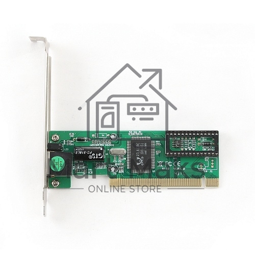 Сетевой адаптер Ethernet Gembird NIC-R1 100/10, PCI, чипсет RTL8139C