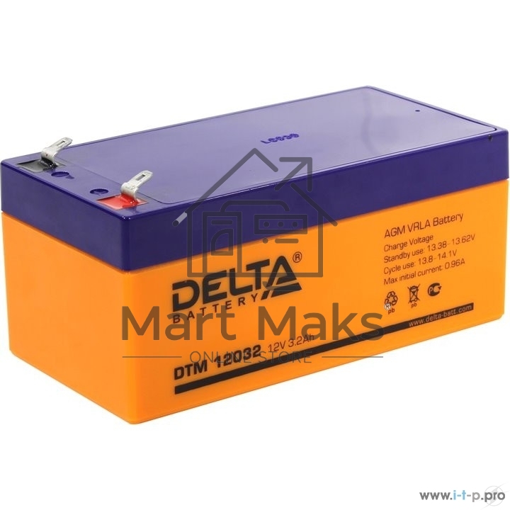 Батарея Delta DTM 12032 (12V, 3.2Ah)