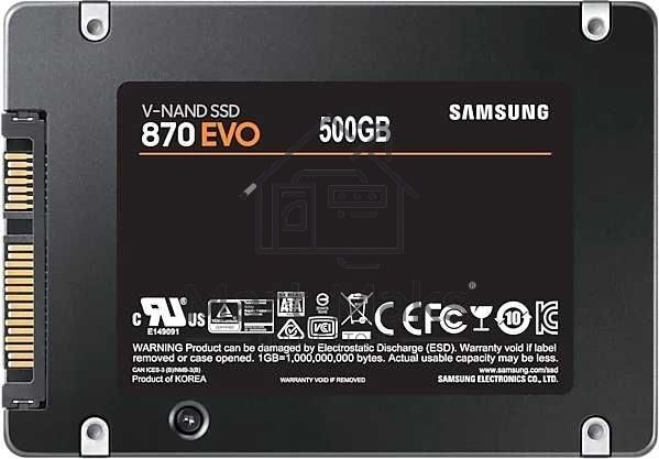 Накопитель SSD Samsung 870 EVO, 500GB, SATA III, 2.5