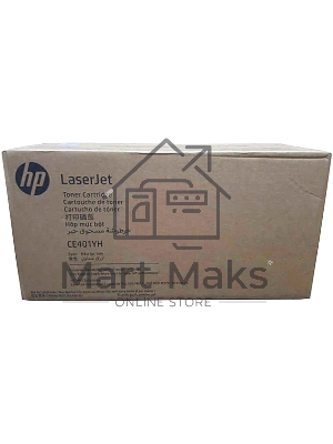 Тонер-картридж HP 507Y для CLJ M551, голубой (7 800 стр.) (желтая упаковка)