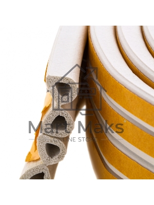 Уплотнитель резиновый, 12 м, профиль 