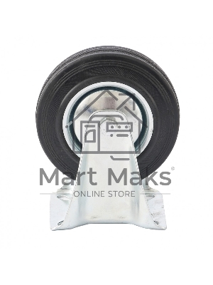 Колесо неповоротное, диаметр 200 мм, крепление платформенное Сибртех Колесо неповоротное, диаметр 200 мм, крепление платформенное Сибртех