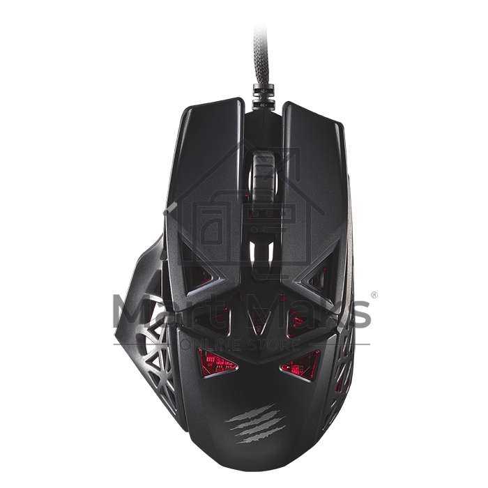 Мышь проводная Mad Catz M.O.J.O. M1 черный, 12000 dpi, USB, кнопки - 8