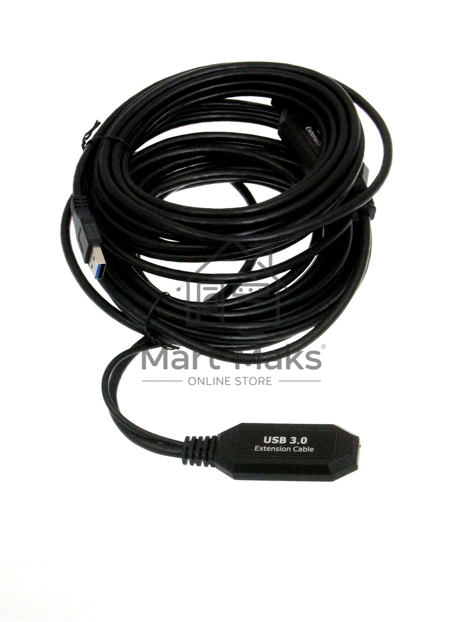 Кабель-адаптер USB3.0-repeater, удлинительный активный <Am-->Af> 10м VCOM <CU827>