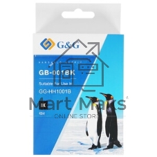 Картридж струйный G&G Gb-001BK черный сольвентный (42 мл) для G&G GG-HH1001B