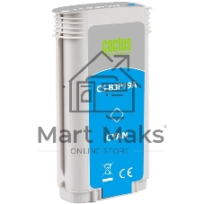 Картридж струйный Cactus CS-B3P19A №727 голубой (130 мл) для HP DJ T920/T1500