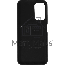 Чехол (клип-кейс) BORASCO Silicone Case, для Xiaomi Poco M4 Pro, черный (матовый) 70106