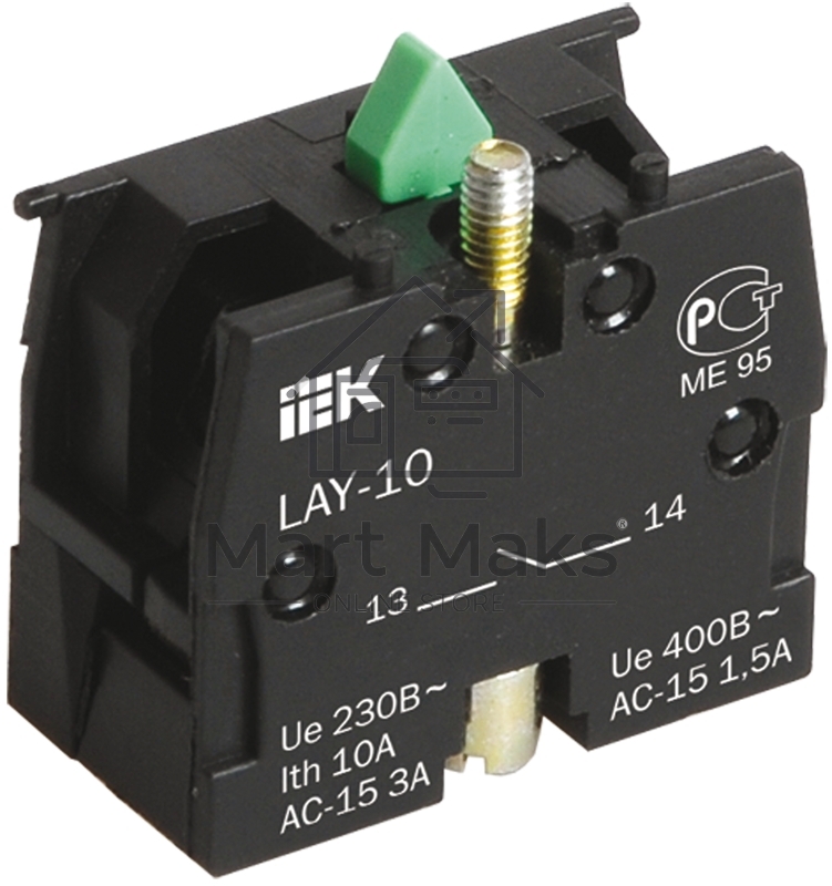 Блок контактный 1р для LAY5 ИЭК BDK11