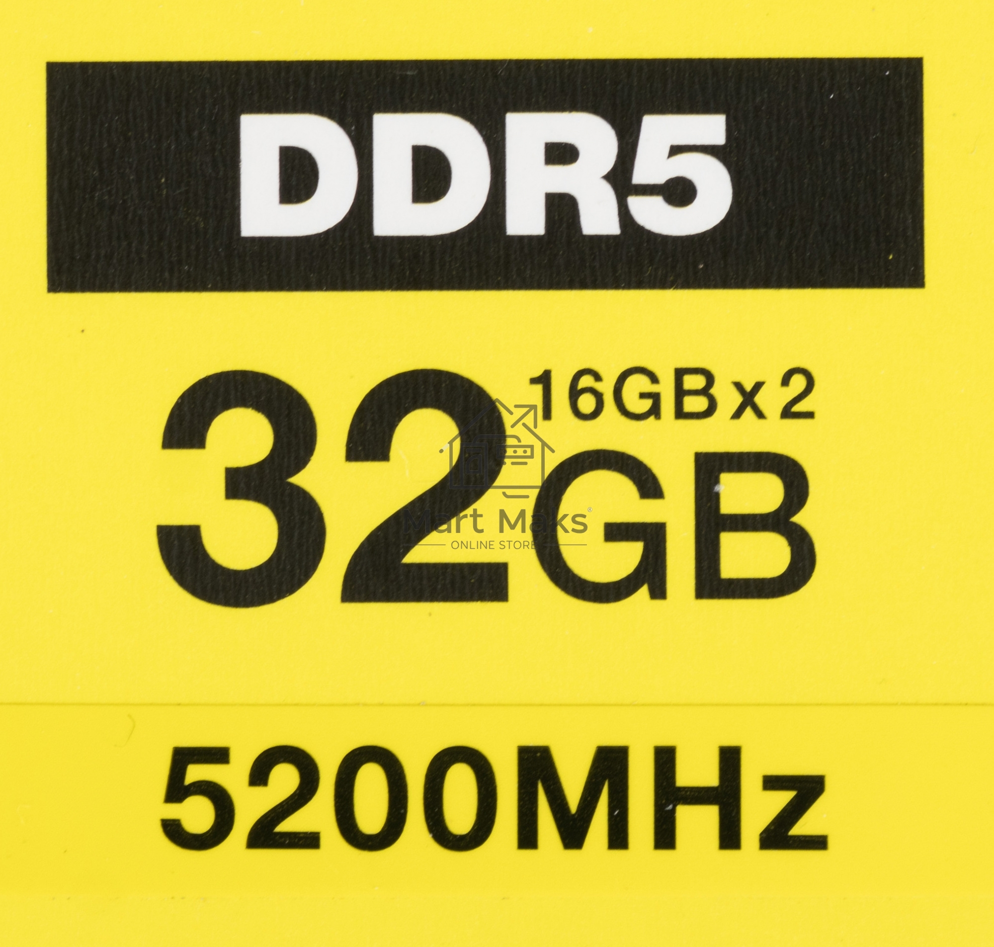 Оперативная память Corsair Vengeance, DDR5, 32GB (2x16 GB), 5200 MHz, CL40, DIMM, радиатор, черный