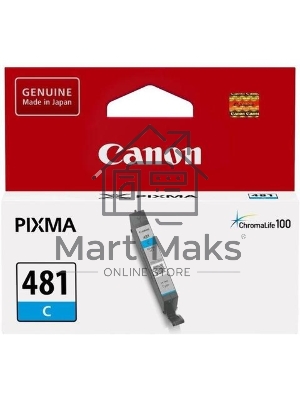 Картридж струйный Canon CLI-481 C 2098C001 голубой для Canon Pixma TS5140/6140/8140/8540