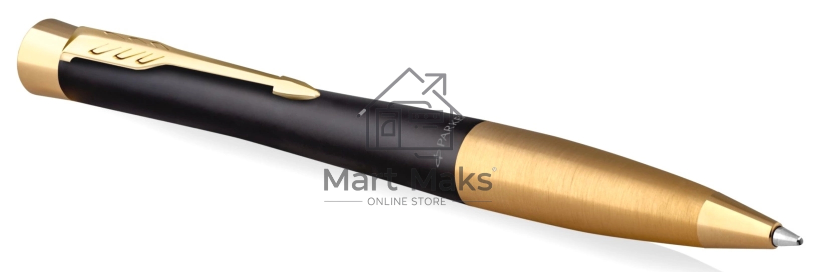 Ручка шариковая Parker Urban Core K314 (CW2143640) Muted Black GT M, синие чернила, подарочная коробка