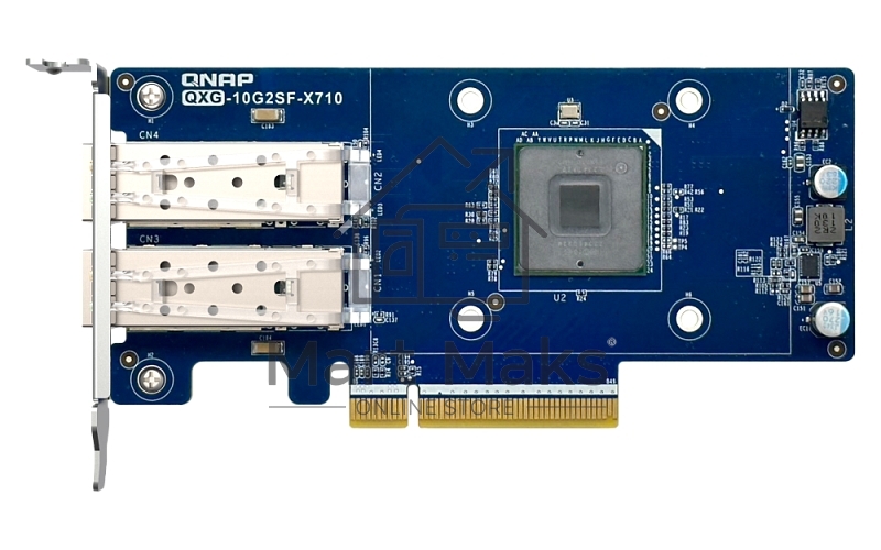 Сетевая карта QNAP Expansion Card QXG-10G2SF-X710 PCIe Gen3 x8 2x10GbE(SFP+)