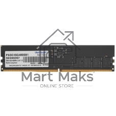 Оперативная память Patriot Signature, DDR5, 16GB (1x16 GB), 4800 MHz, CL40, DIMM