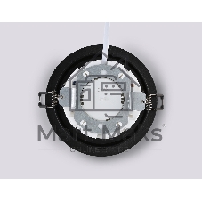 Светильник Ambrella light TN52336 SBK/GBK черный песок/черный глянец GX53 max 12W D115*25