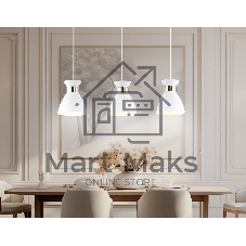 Светильник Ambrella light TR8466/3 WH/FGD белый/золото E27/3 max 60W 550*135*1000