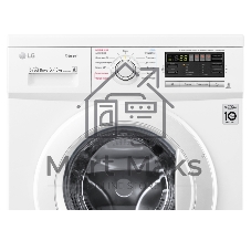 Стиральная машина LG F1296CDS0X белый, загрузка фронтальная 6 кг, 1200 об/мин, класс B