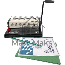 Переплетчик Office Kit B2116 A4/перф.13л.сшив/макс.450л./пластик.пруж. (4.5-45мм)