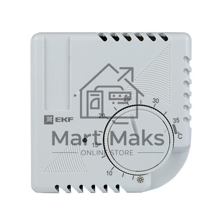 Термостат NO/NC (охлаждение/обогрев) накладной 16А 230В IP20 PROxima EKF thermo-no-nc-wall