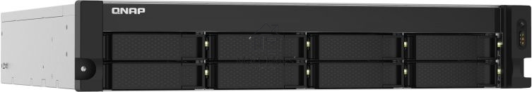 Сетевое хранилище без дисков SMB QNAP TS-832PXU-4G 8-Bay AL324 quad-core 1.7 GHz 2U rackmount NAS, 4GB DDR4 UDIMM RAM (max 1x16GB), SATA 6Gb/s, 2x 10GbE SFP+ LAN, 2x2.5 GbE LAN, 1x PCIe Gen2 x2 slot. W/o RAIL-B02