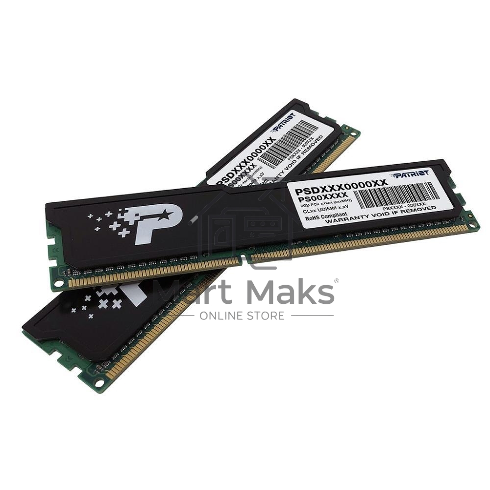 Оперативная память Patriot Signature, DDR4, 32GB (2x16 GB), 3200 MHz, CL22, DIMM