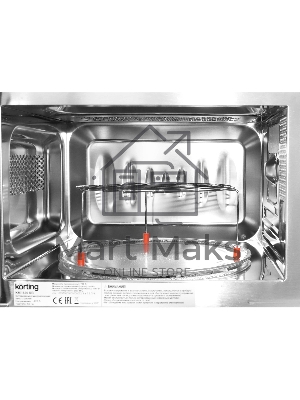 Встраиваемая микроволновая печь Korting KMI 820 RB