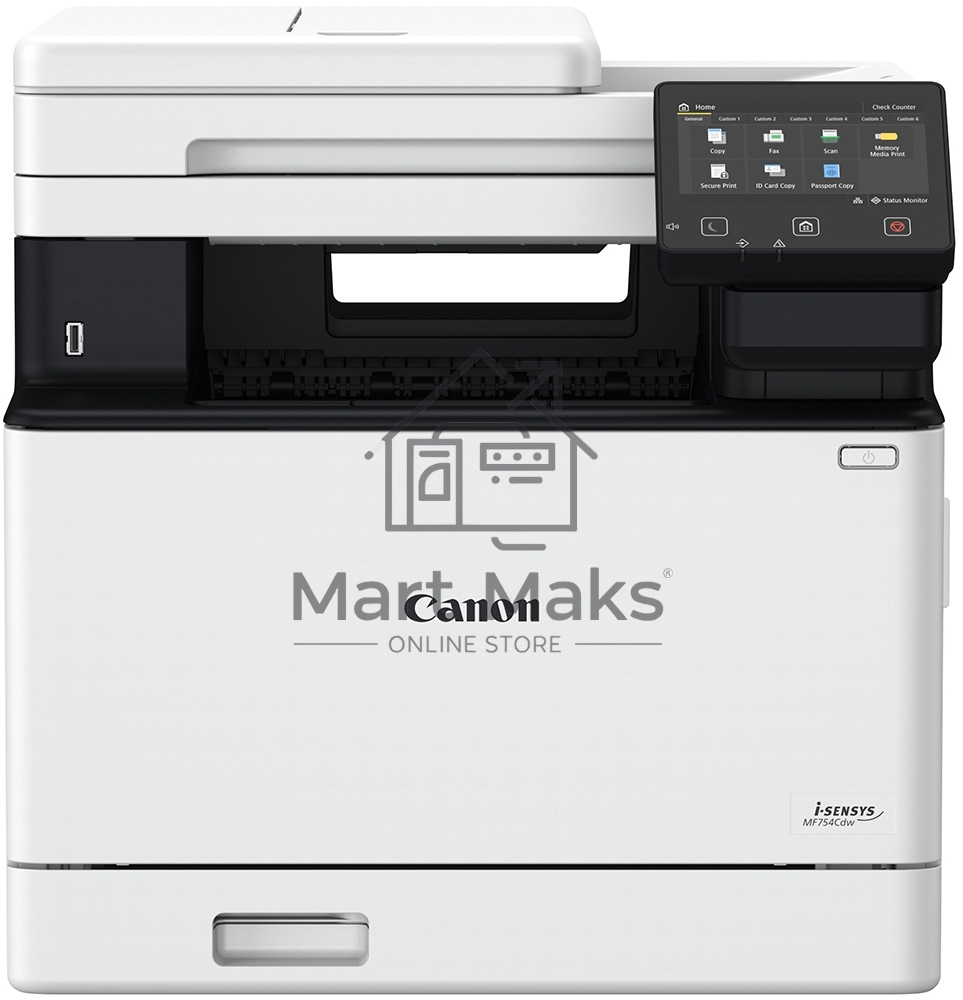 МФУ лазерный Canon i-Sensys Colour MF754Cdw (5455C009), А4, цветное, печ. 33 стр/мин., скан. до 50 стр/мин., 1200 x 1200 dpi (печать) 600x600dpi (скан.), USB, RJ-45, Wi-Fi, BlueTooth, Air Print, Mopria