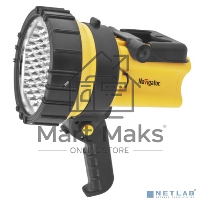 Фонарь NAVIGATOR 94 966 NPT-SP10-ACCU Прожект. 37LED, аккум.4В, 4Ач.